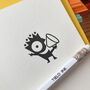 'Megaphone Inkling' Letterpress Card, thumbnail 3 of 3