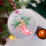 Personalised Happy Holidays Christmas Candle Gift Set, thumbnail 2 of 8