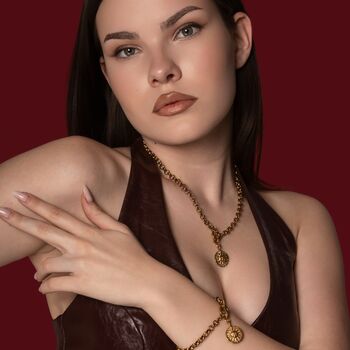 Zodiac Sun Pendant Necklace, 4 of 12