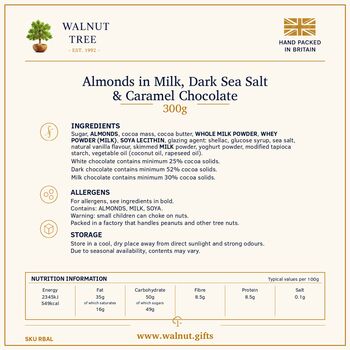 Luxury Chocolate Almond Gift Box – 300g, 5 of 7