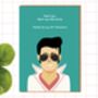Funny Elvis Thank You Teacher Card, thumbnail 1 of 7