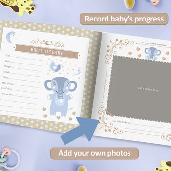 Personalised Baby Memory Book, 6 of 12