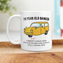 70 Year Old Banger Personalised Mug, thumbnail 1 of 3