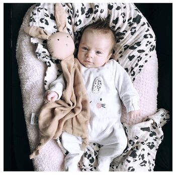 ‘The Swaddle’ Leopard Print Baby Muslin, 9 of 12