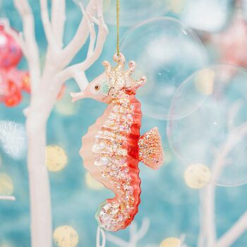 Seahorse Christmas Decoration, 2 of 2