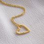 Personalised Heart Outline Pendant Necklace, thumbnail 6 of 10