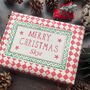 Christmas Personalised Name Gift Paper Fibre Eco Natural Kraft Wrapping Paper, thumbnail 5 of 7