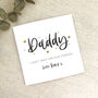 Daddy To Be Love Bump Stars Card, thumbnail 1 of 2