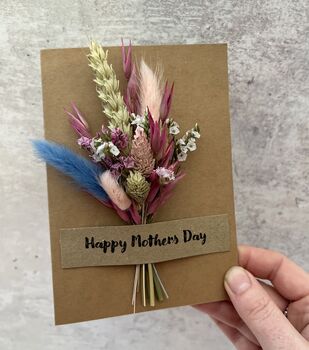 Mother’s Day Card Dried Flowers, 4 of 8