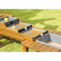Outdoor Wooden Children's Square Messy Table, thumbnail 2 of 6