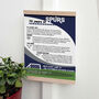 70 Years Of Being A Football Fan 70th Birthday Print Gift 50 Clubs Available, thumbnail 5 of 7