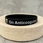 On Anticoagulant Silicone Medical Alert Wristband, thumbnail 1 of 9
