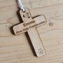 Personalised Communion Cross Hanging Decoration Card, thumbnail 4 of 4