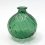 Recycled Glass Vase | 17cm Spiral, thumbnail 6 of 8