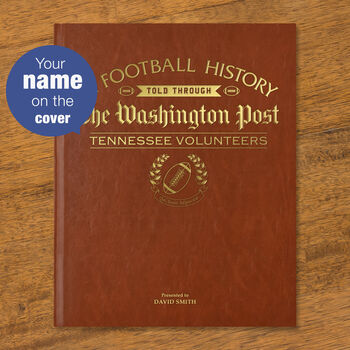 Tennessee Volunteers Personalised Gift Newspaper Book, 2 of 12