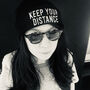 Keep Your Distance Beanie Hat, thumbnail 2 of 6