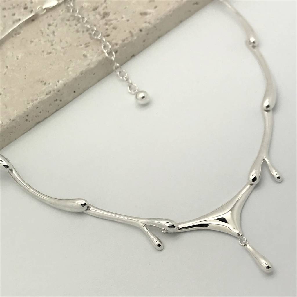 full dripping necklace by lucy quartermaine