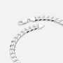 Sterling Silver Curb Chain Necklace 8mm 22 Inches, thumbnail 3 of 4
