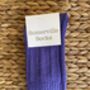 Recycled Wool / Cashmere Socks In Lavender Purple, thumbnail 1 of 3