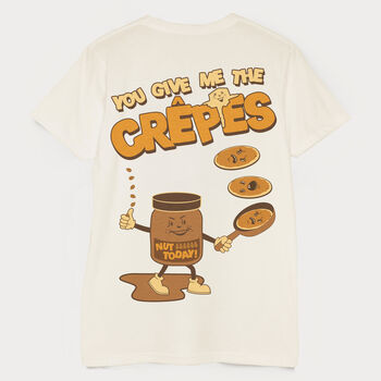 Give Me The Crêpes Men's Graphic T Shirt, 7 of 7