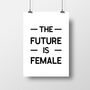 'The Future Is Female' Empowering Print, thumbnail 2 of 2