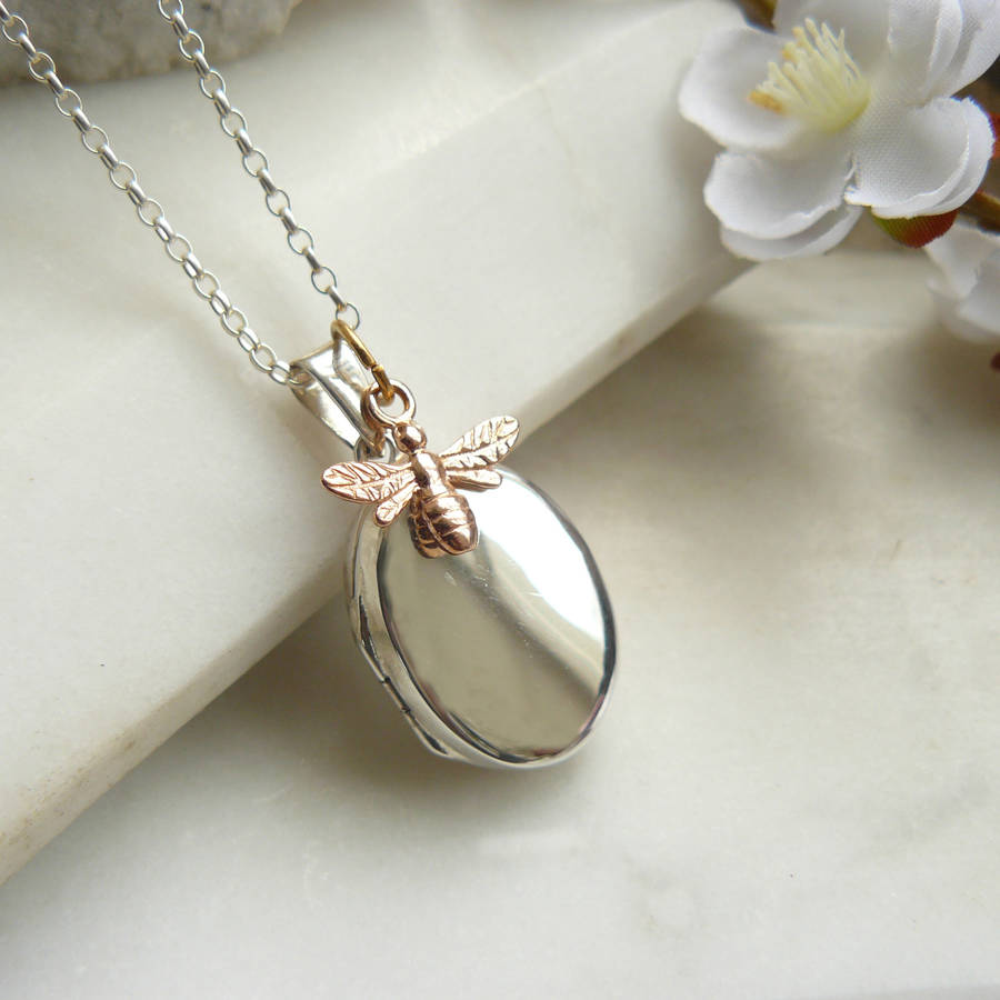 Silver sale locket necklace