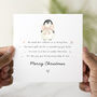Penguin Poem Christmas Card, thumbnail 1 of 3