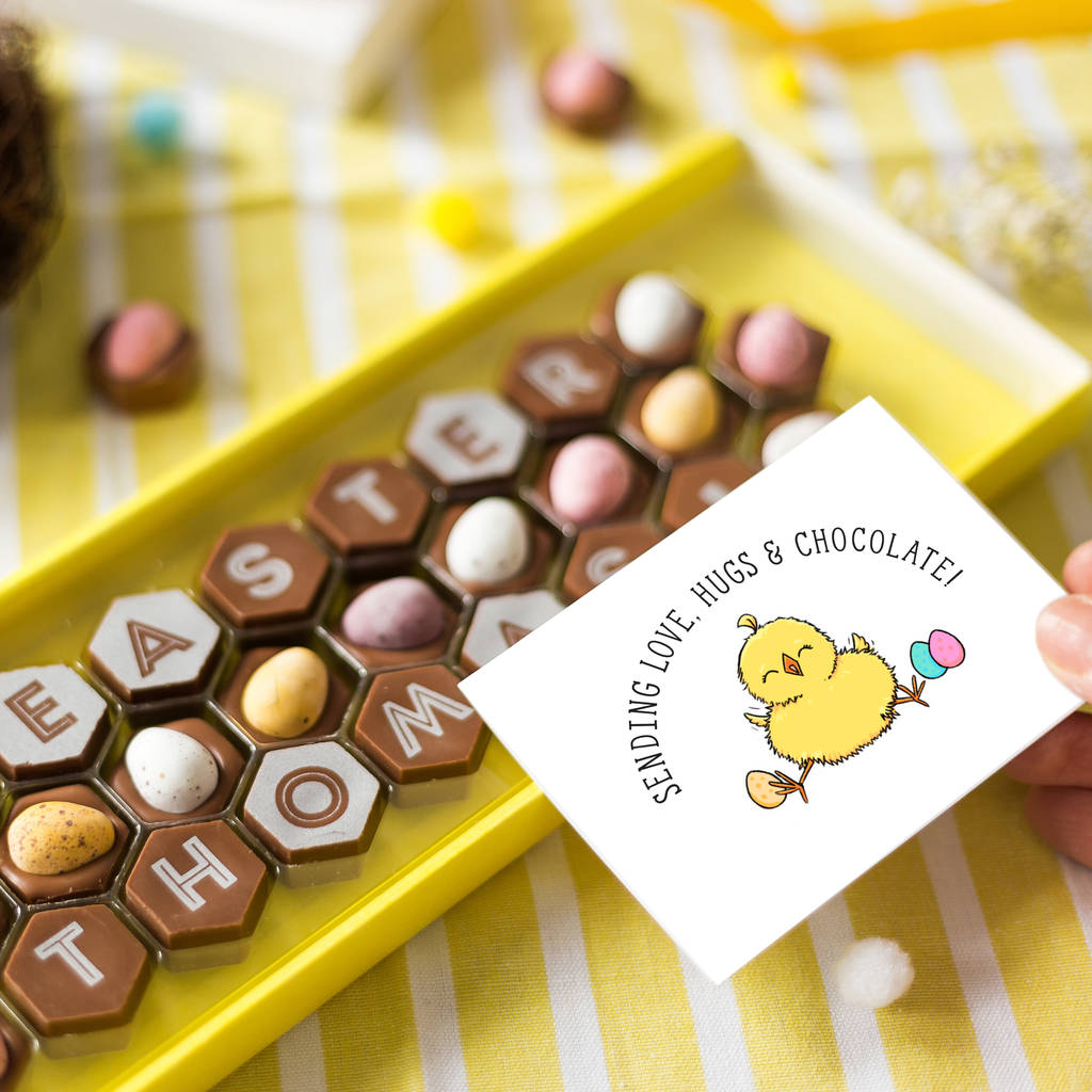 Personalised Mini Egg Easter Chocolates And Card By Quirky Chocolate