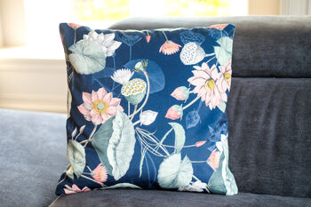 Mystic Garden Floral Print Cushion, 4 of 9