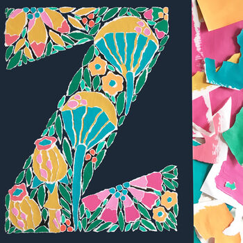 Letter Z Original Artwork, 2 of 4