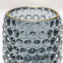 Powder Blue Tall Bubble Glass Votive, thumbnail 2 of 4