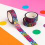 Rainbow Christmas Baubles Washi Tape, thumbnail 1 of 7