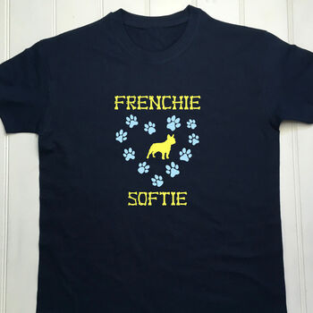 Personalised Adults French Bulldog T Shirt, 2 of 10