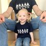 Father And Child Robot T Shirt Set, thumbnail 2 of 5