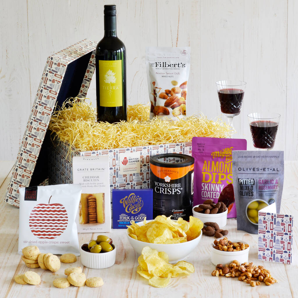 Red Wine Delight Hamper By The British Hamper Company