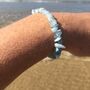 Aquamarine Silver Bracelet For Transitioning Gift Set, thumbnail 1 of 10