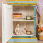 Hand Painted Light Blue Bedside Cabinet, thumbnail 2 of 7
