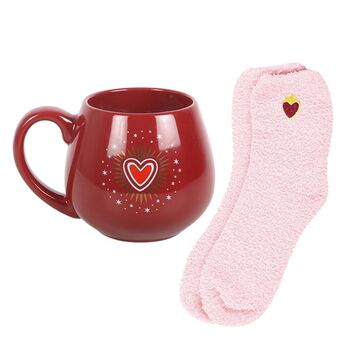 Sacred Heart Mug And Socks Gift Set, 2 of 2