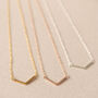 Classic Stylish Chevron Necklace, thumbnail 1 of 5