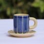 Taylor Ceramic Espresso Cup And Saucer, thumbnail 1 of 3