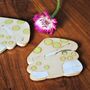 Ceramic Coasters Toadstool Mushroom With Green Dots, thumbnail 1 of 5