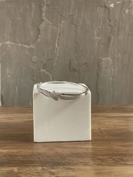 Emory Silver Bangle Openable, 4 of 5