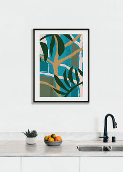 Jungle Tree Abstract Wall Print, 4 of 8