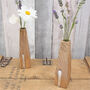 Two Personalised Wooden Vases, thumbnail 1 of 12