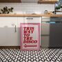 This Way To The Disco Kitchen Wall Art Print, thumbnail 7 of 8