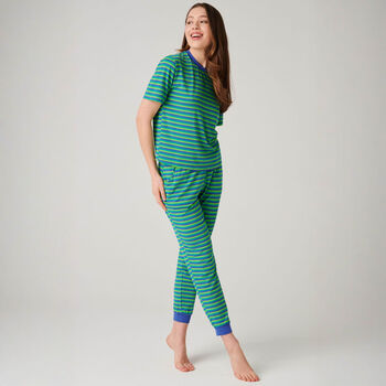 Women's 'Sunny St Ives' Bamboo Pyjama Set, 2 of 5