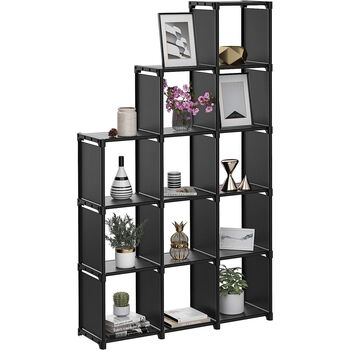 12 Cube Bookcase Cube Storage Closet Organiser Shelf, 7 of 9