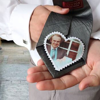 Personalised Photo Wedding Tie Patch, 4 of 8