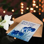 Elegant Iris Flower Mother In Law Birthday Card, thumbnail 4 of 5