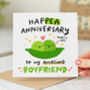 'Happea Anniversary Boyfriend' Card, thumbnail 1 of 2